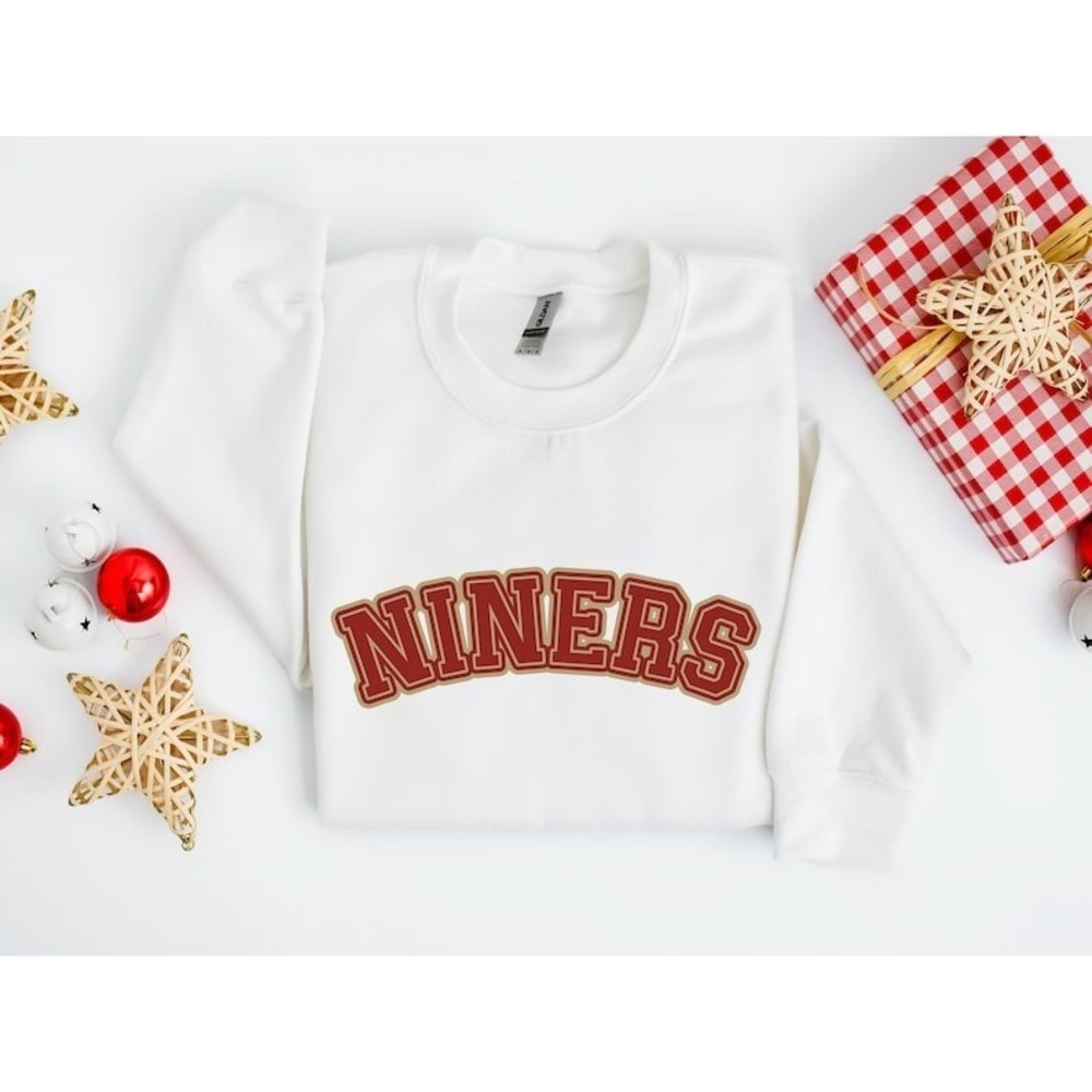 Vintage San Francisco Football Sweatshirt-49ers Football Crewneck-Football Fan